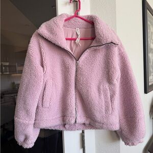 Lululemon. Cozy Pink Sherpa Jacket